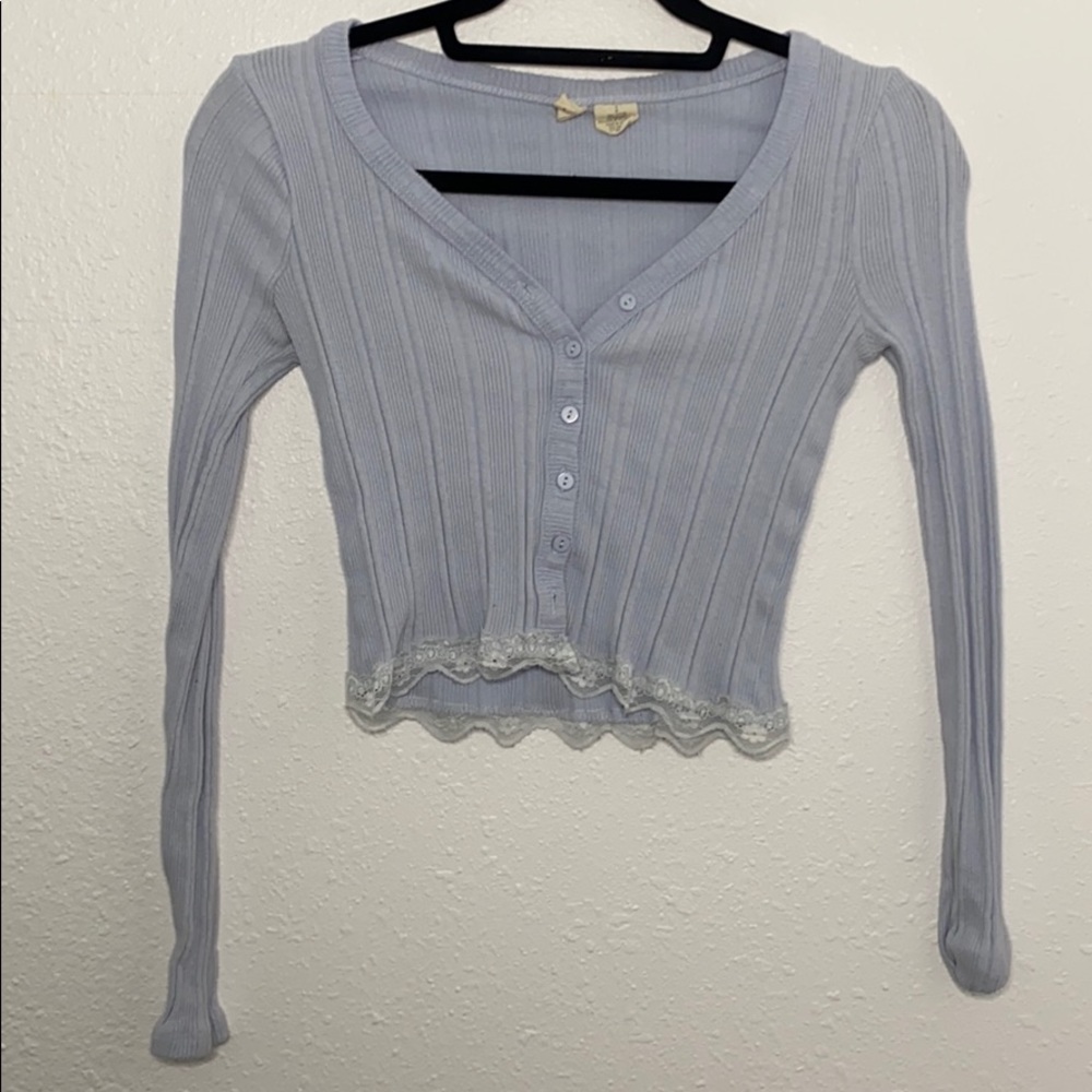 baby blue long sleeve